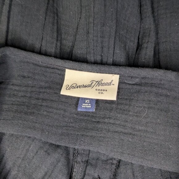 Universal Thread Black Cotton Dress XS EUC - Picture 3 of 5